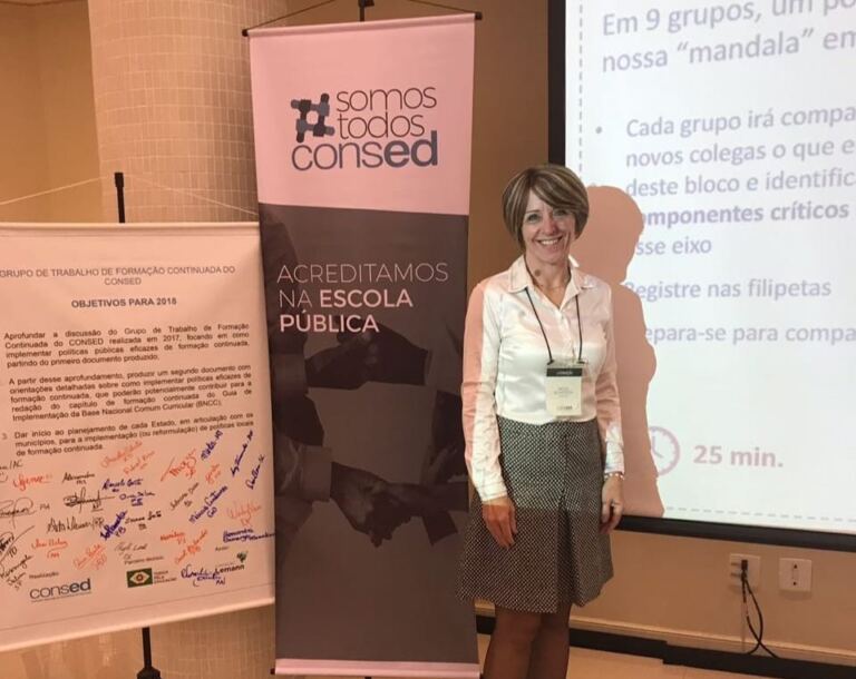 Dirigente Municipal de Pomerode representa a Undime-SC no Encontro do GT de Formação Continuada do Consed