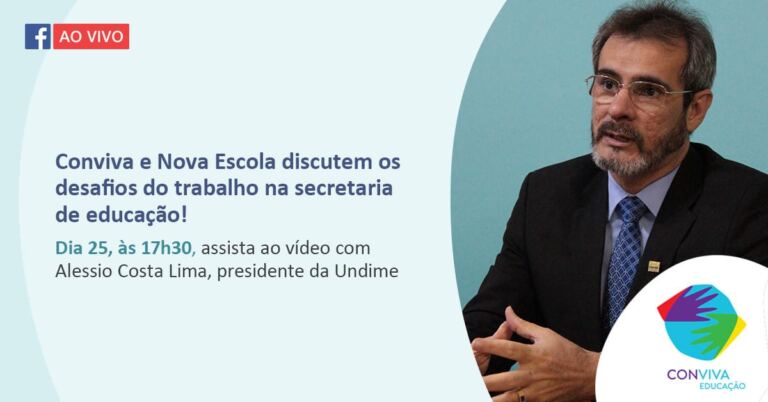 Conviva e Nova Escola debatem desafios de Secretarias de Educação nesta quarta-feira
