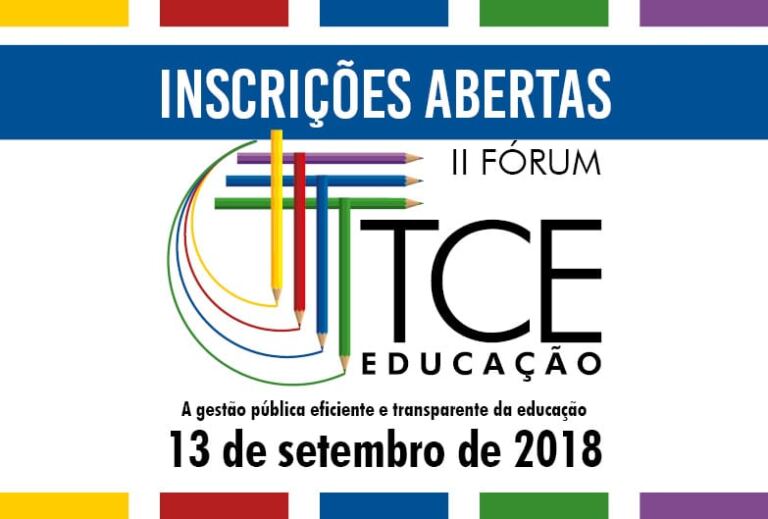 TCE/SC abre inscrições para o II Fórum sobre Educação