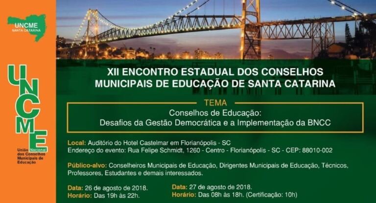 Encontro Estadual dos Conselhos Municipais de Educação discute Implementação da BNCC