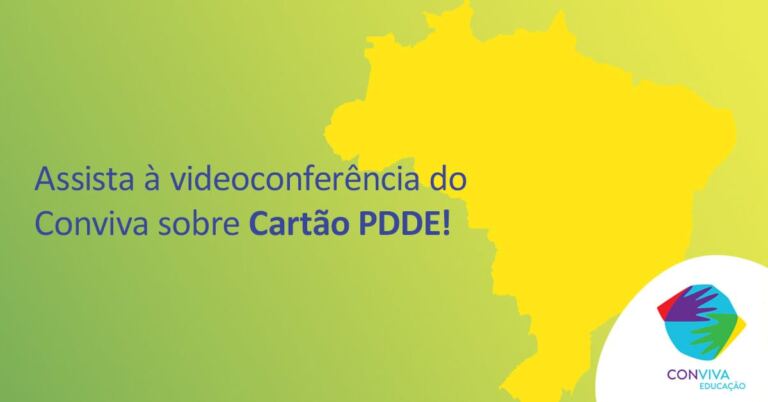 Conviva realiza videoconferência sobre o PDDE no dia 27