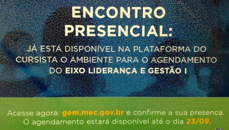 Alunos do Programa GEM já podem escolher data de encontro presencial