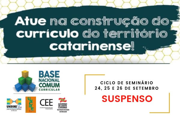COMUNICADO – CICLO DE SEMINÁRIO BNCC