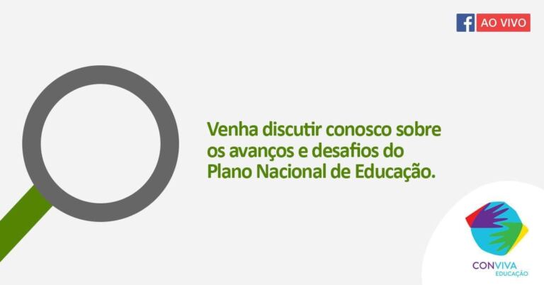 Conviva debate o Plano Nacional de Educação nesta segunda-feira (26)