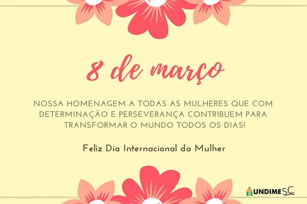 Pra você, mulher tão especial…