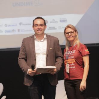 Cobertura do segundo dia do 17º Fórum Ordinário da Undime-SC, em Joinville
