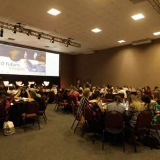 Cobertura do segundo dia do 17º Fórum Ordinário da Undime-SC, em Joinville