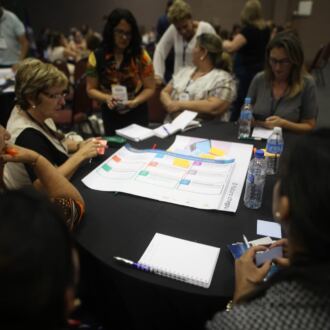 Cobertura do segundo dia do 17º Fórum Ordinário da Undime-SC, em Joinville