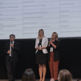 Cobertura do segundo dia do 17º Fórum Ordinário da Undime-SC, em Joinville
