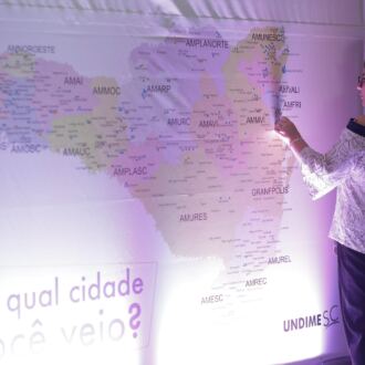 Cobertura do segundo dia do 17º Fórum Ordinário da Undime-SC, em Joinville