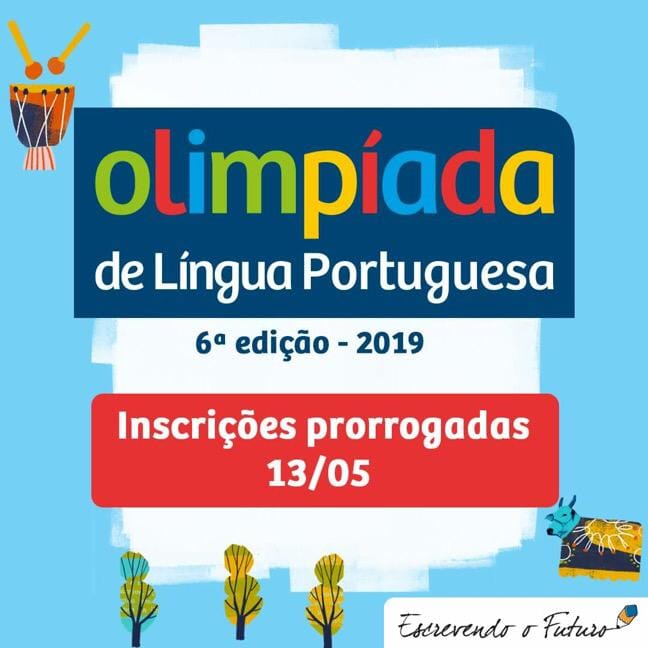 Prorrogadas as inscrições para Olimpíada de Língua Portuguesa