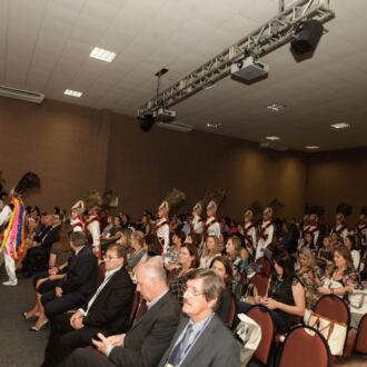 Cobertura do primeiro dia do 17º Fórum Ordinário da Undime-SC, em Joinville