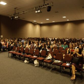 Cobertura do primeiro dia do 17º Fórum Ordinário da Undime-SC, em Joinville