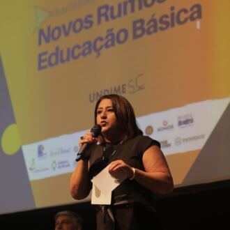 Cobertura do primeiro dia do 17º Fórum Ordinário da Undime-SC, em Joinville