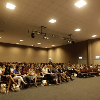 Cobertura do primeiro dia do 17º Fórum Ordinário da Undime-SC, em Joinville