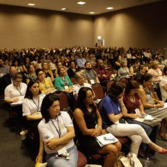 Cobertura do primeiro dia do 17º Fórum Ordinário da Undime-SC, em Joinville