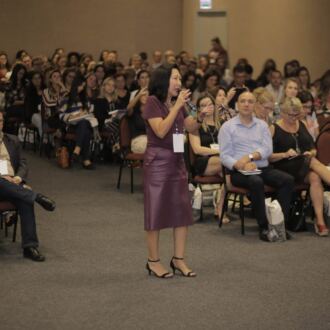 Cobertura do primeiro dia do 17º Fórum Ordinário da Undime-SC, em Joinville