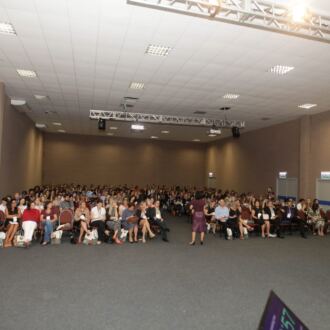 Cobertura do primeiro dia do 17º Fórum Ordinário da Undime-SC, em Joinville