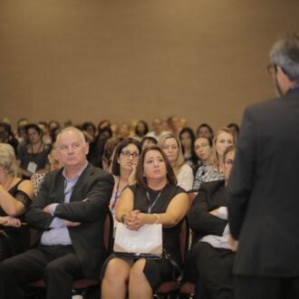 Cobertura do primeiro dia do 17º Fórum Ordinário da Undime-SC, em Joinville