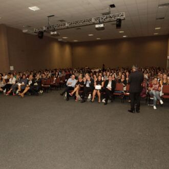 Cobertura do primeiro dia do 17º Fórum Ordinário da Undime-SC, em Joinville