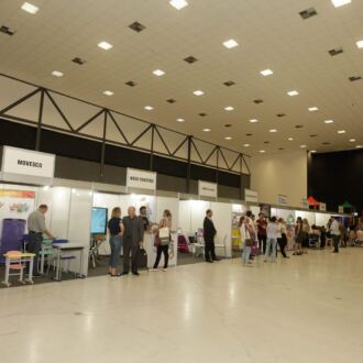 Cobertura do primeiro dia do 17º Fórum Ordinário da Undime-SC, em Joinville