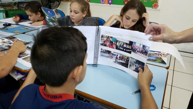 Alunos de Escola Pública do Interior de Piratuba criam livro didático com histórias do município