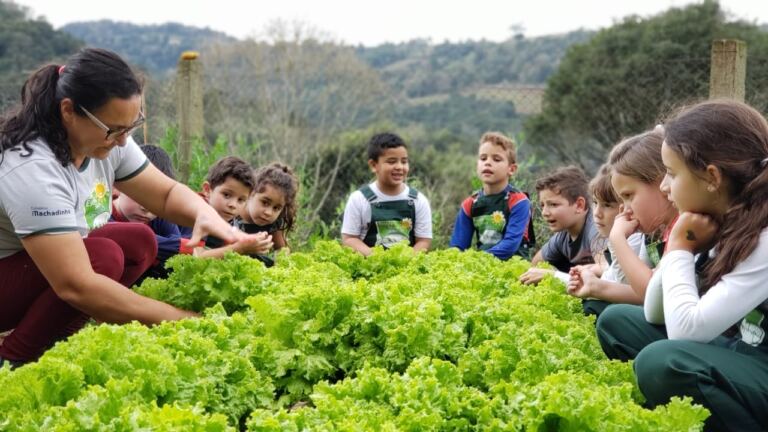 Escola de Piratuba é destaque em práticas agroecológicas