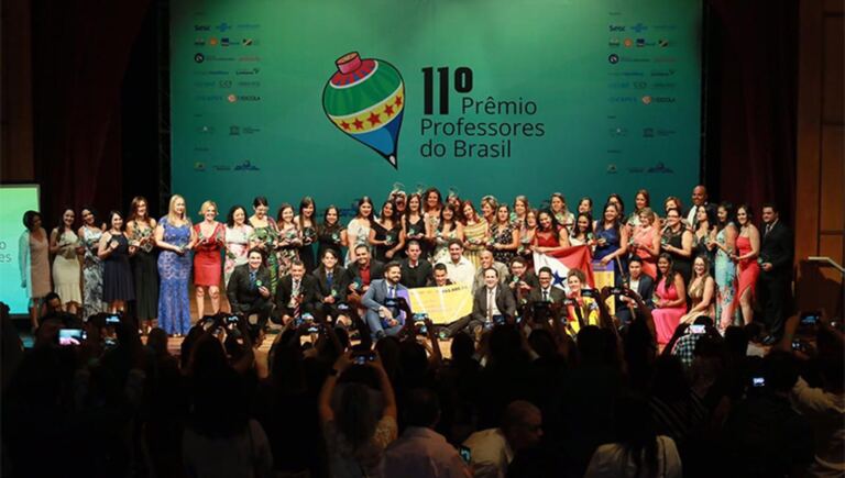 Cerimônia de entrega do Prêmio Professores do Brasil de 2018 — Foto: André Nery/MEC