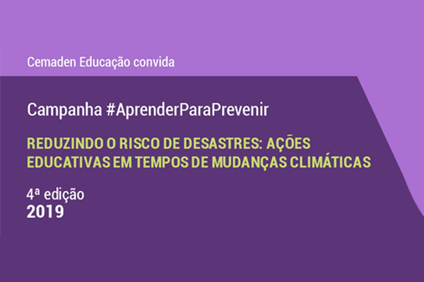 Inscrições abertas para a 4ª edição da campanha #AprenderParaPrevenir