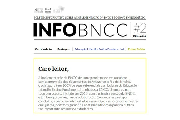 Undime e Consed lançam 2ª edição do boletim sobre a BNCC