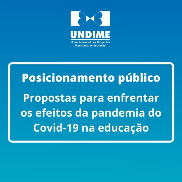 Posicionamento público – Propostas para enfrentar os efeitos da pandemia do Covid-19 na educação