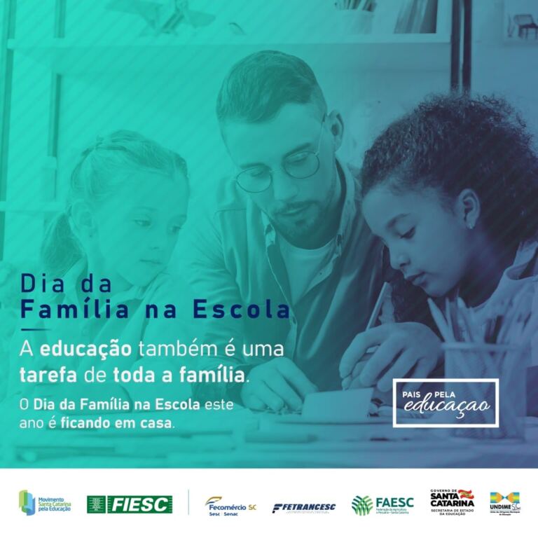 Dia da Família na Escola tem ação digital sobre saúde no isolamento social