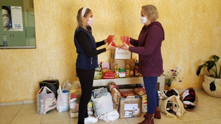 Aula remota promove arrecadação de alimentos em escola pública de Piratuba
