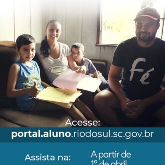 Secretaria lança o portal Educa Rio do Sul com aulas on-line para o ensino infantil e fundamental