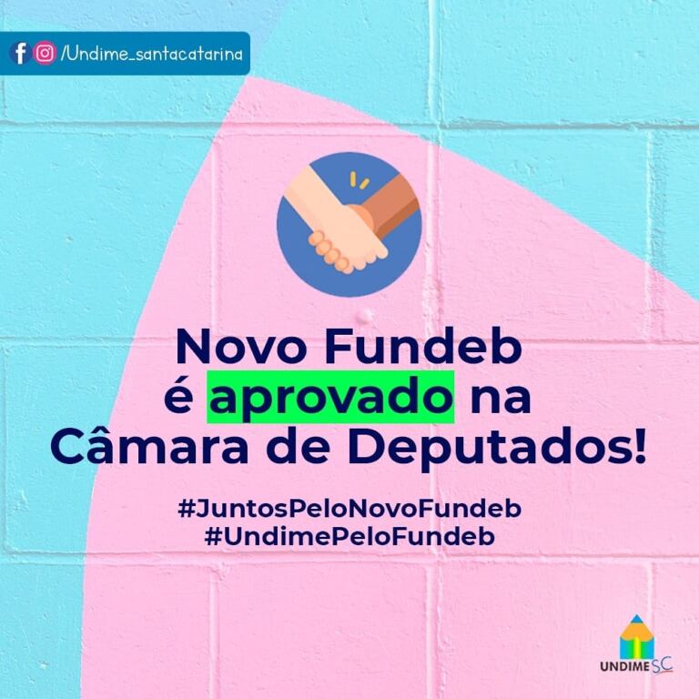 Novo Fundeb é aprovado na Câmara dos Deputados