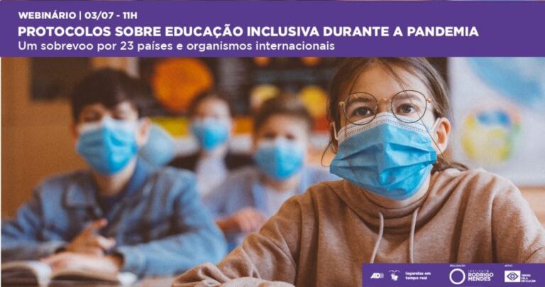 Em webinário, Instituto Rodrigo Mendes divulga pesquisa sobre protocolos referentes à educação inclusiva durante a pandemia