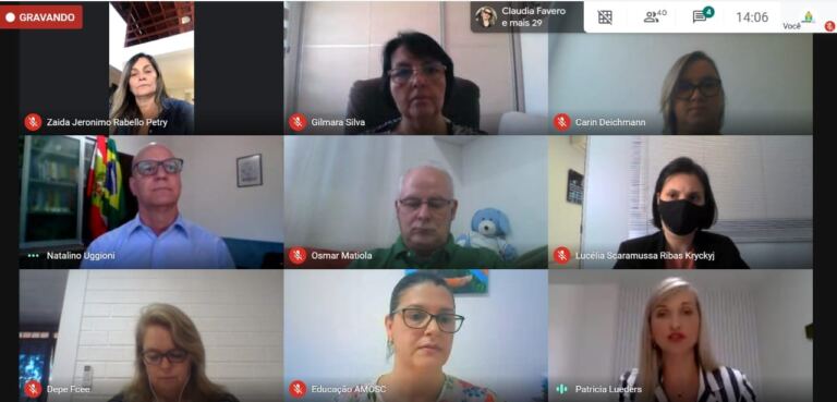 Undime-SC participa de reunião com o Comitê de Retorno às Aulas para apresentação do Plano de Comunicação e Contingência da Educação catarinense