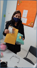 União que aquece: professoras de Correia Pinto fizeram tricôs para alunos do berçário