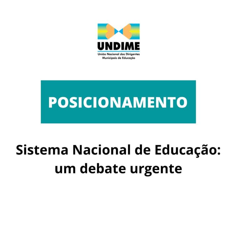 Sistema Nacional de Educação: um debate urgente