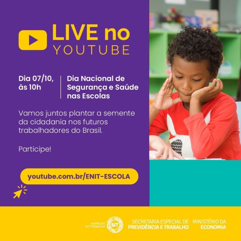 Campanha Nacional de Prevenção de Acidentes do Trabalho promove evento online em 2020