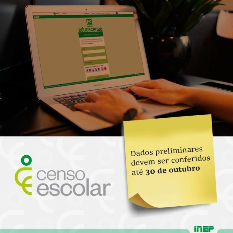 Dados do Censo Escolar devem ser conferidos até 30 de outubro