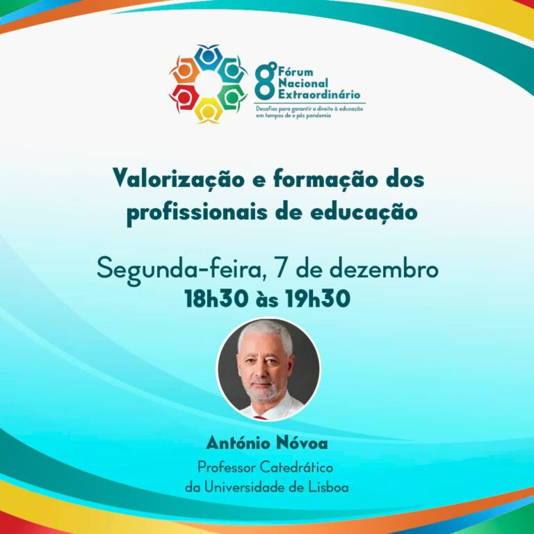 8º Fórum Nacional Extraordinário vai debater a valorização e formação dos profissionais de educação