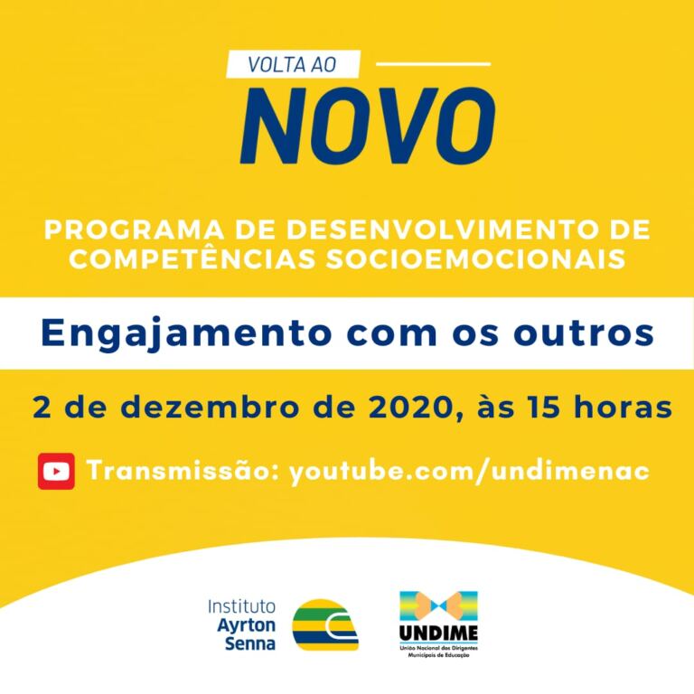 Instituto Ayrton Senna e Undime realizam quinto e último encontro da série “Volta ao Novo”