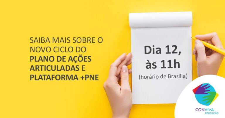 Videoconferência sobre o novo ciclo do Plano de Ações Articuladas e Plataforma +PNE