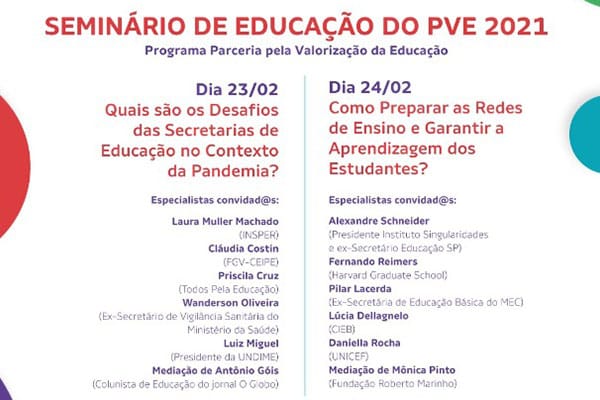 Undime participa de seminário sobre os desafios da Educação Pública no Brasil e a Garantia da Aprendizagem neste período de pandemia