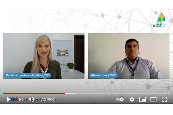 Undime/SC promove webinar para orientar sobre a Etapa Preparatória do PAR e Plataforma +PNE