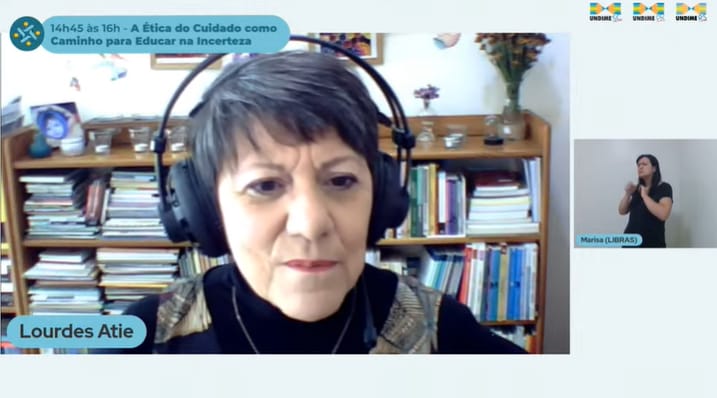 Lourdes Atié. Foto: Reprodução YouTube.