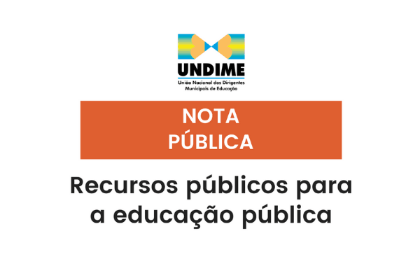 Nota pública: Recursos públicos para a educação pública