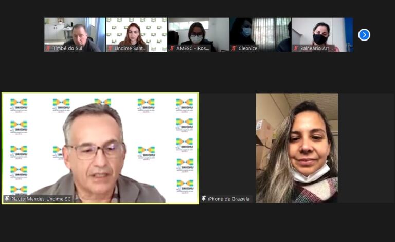 Em reunião com municípios do Extremo Sul, Undime/SC fala sobre papel da entidade e do gestor educacional