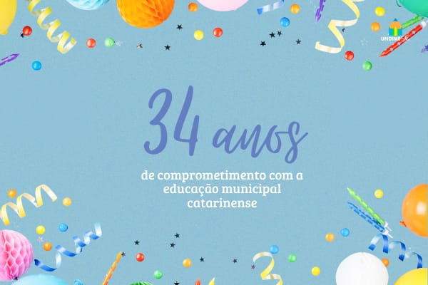 Undime/SC completa 34 anos de comprometimento com a educação municipal catarinense